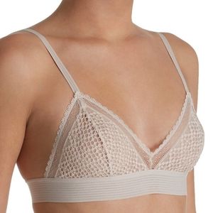 Donna Karan New York Sheer Lace Nightfall Bralette Vanity Size Medium